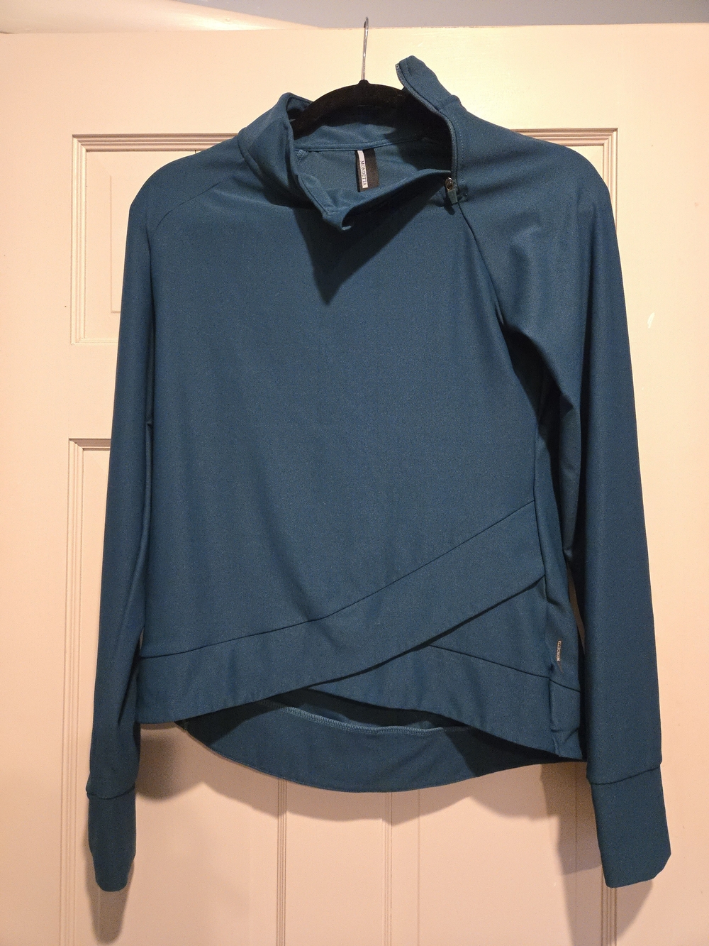 Mondetta Teal Blue Long Sleeve Pullover Hoodie